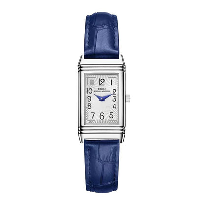 Flip Women's Square Leather Strap Watch